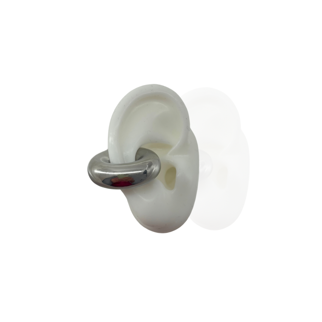 Earcuff Chunky Plata